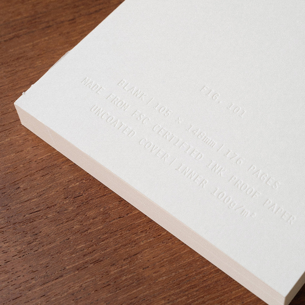 Fig Notebook 101 Blank in Grey - detail view 4