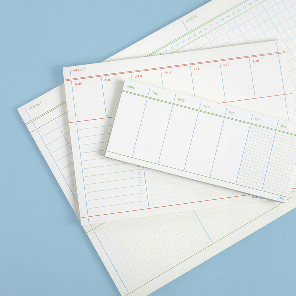 Flat Notepad A4 in White - detail view 12