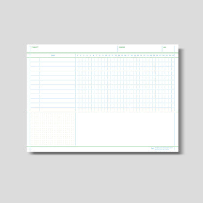 Flat Notepad A4 in Weekly Plan - detail view