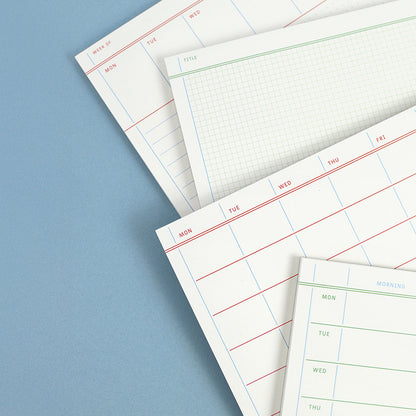 Flat Notepad A5 in White - detail view 9