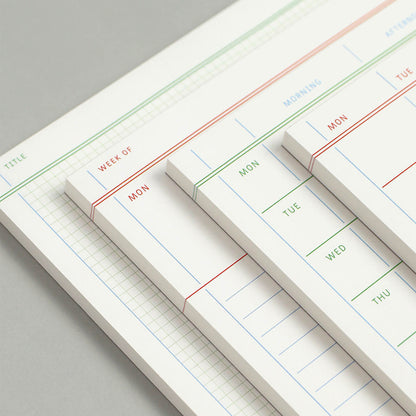 Flat Notepad A5 in White - detail view 7