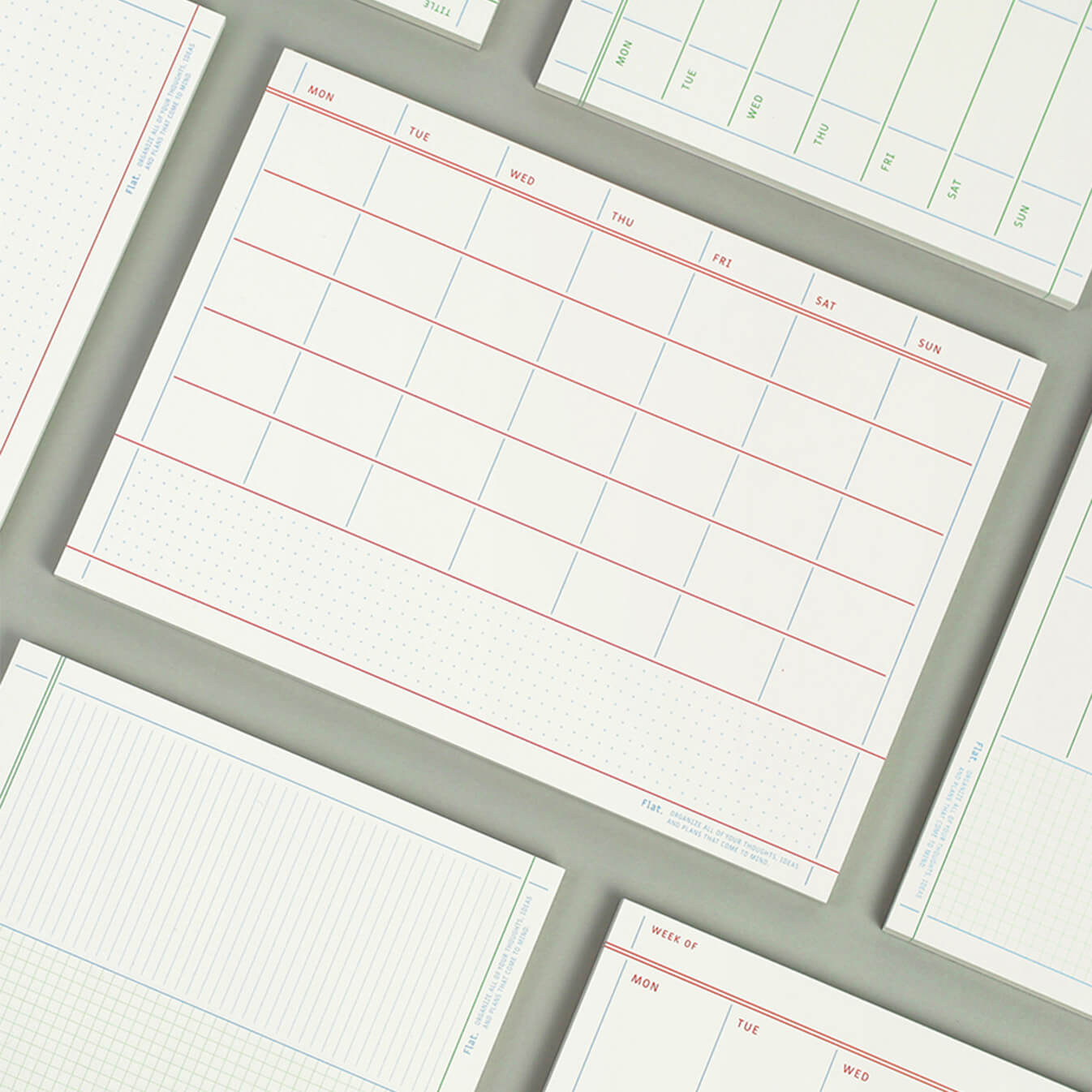 Flat Notepad A5 in White - detail view 8