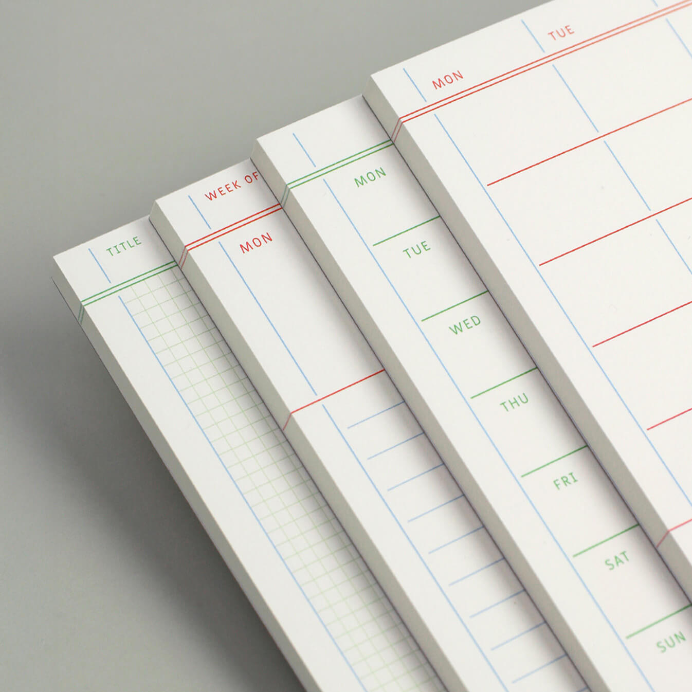 Flat Notepad A5 in Weekly Plan - detail view