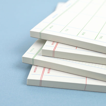 Flat Notepad A5 in White - detail view 12