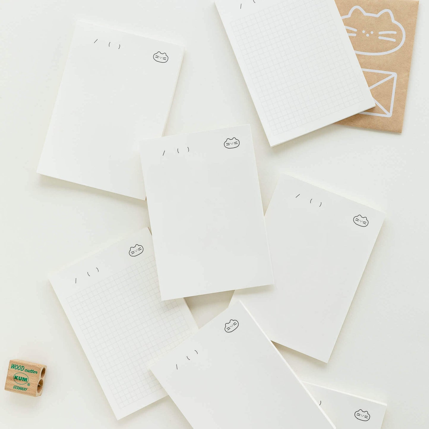 Here Dear Functional Memo Pad in White - detail view 4