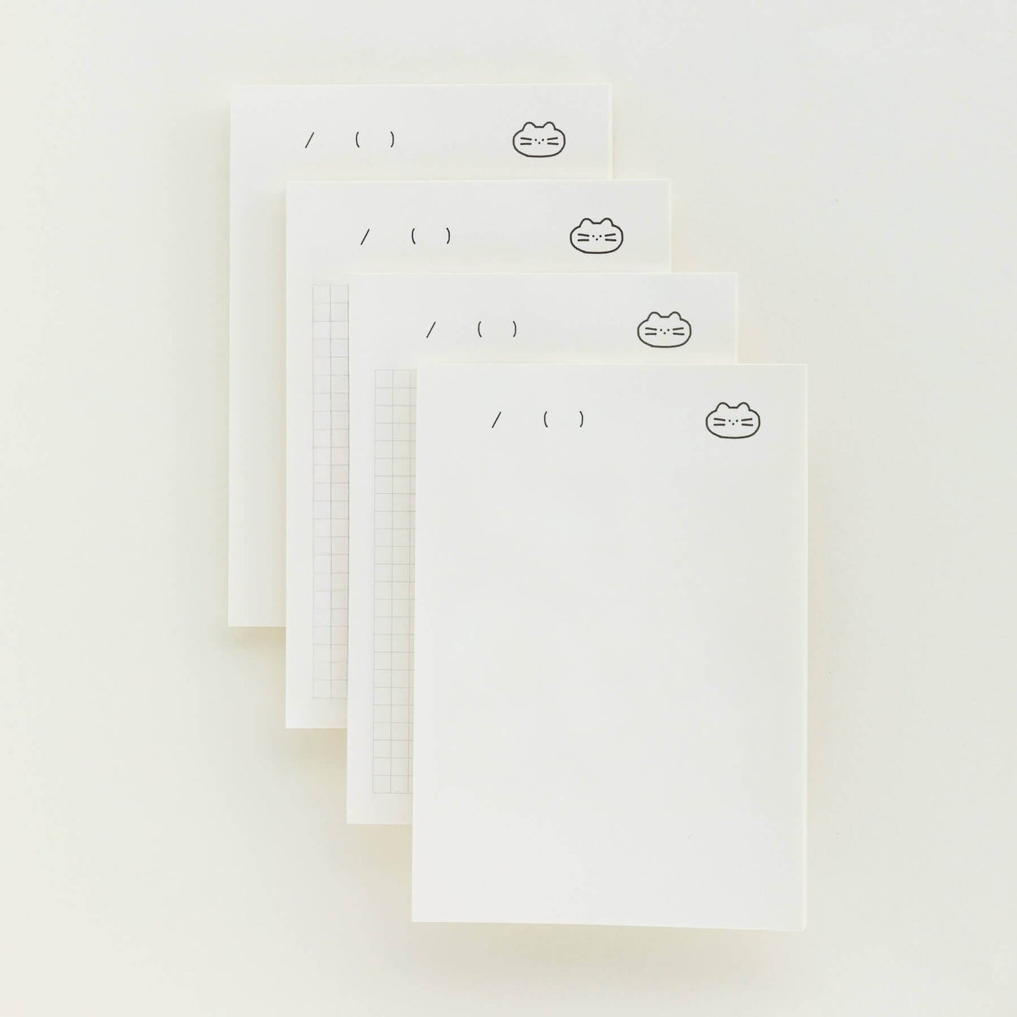 Here Dear Functional Memo Pad in White - detail view 5