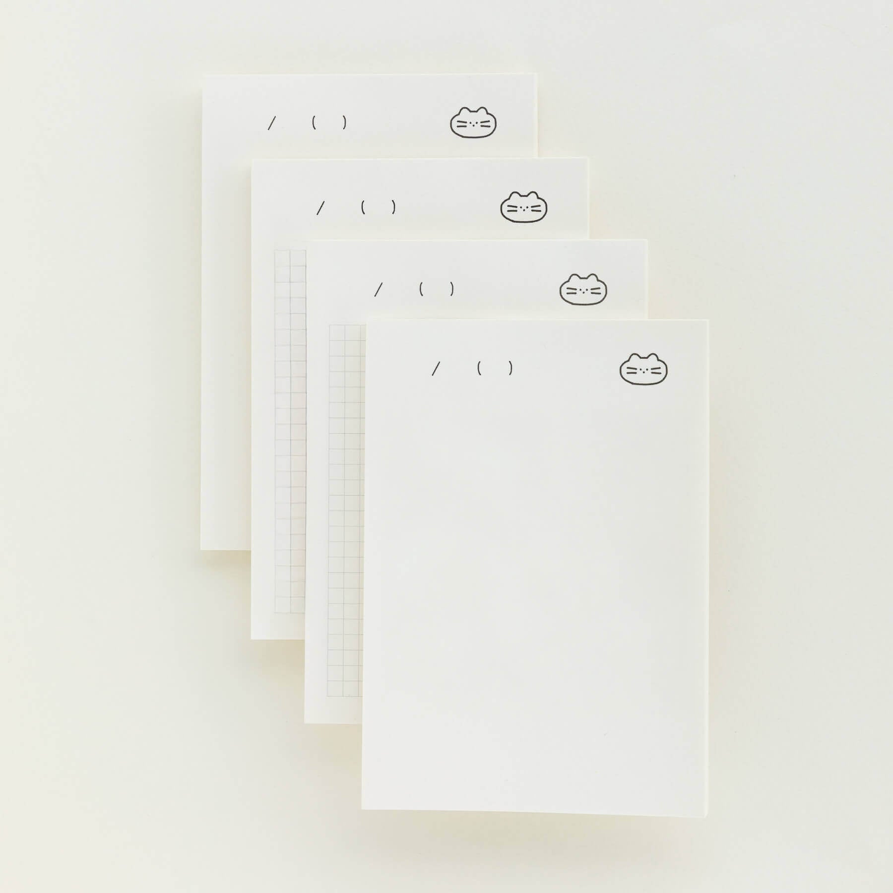 Here Dear Functional Memo Pad in White - detail view 5
