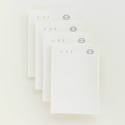 Here Dear Functional Memo Pad in White - detail view 5