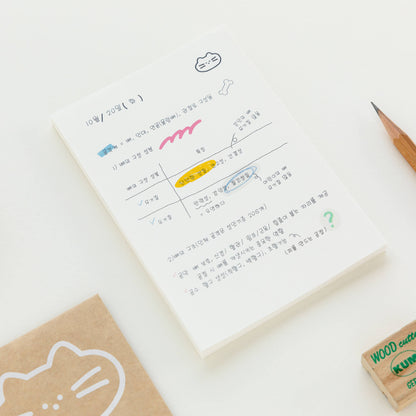 Here Dear Functional Memo Pad in Blank - detail view