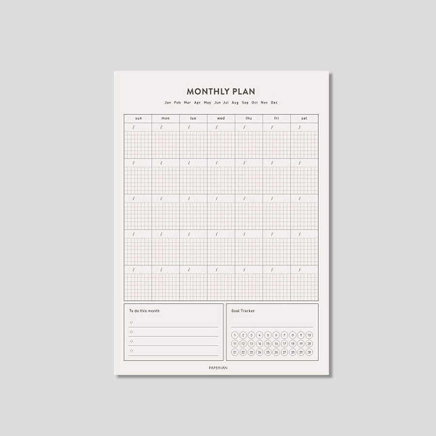 Life Pad Planner in Monthly Plan - main product image