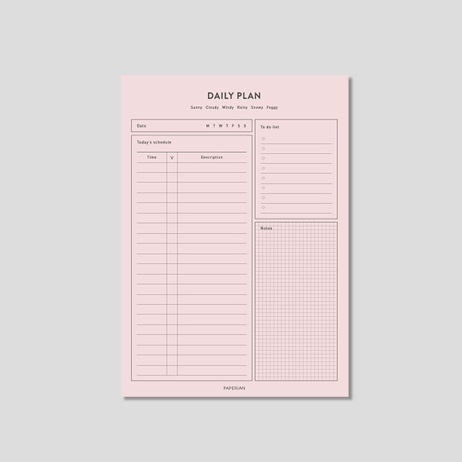 Life Pad Planner in Pastel - detail view 4