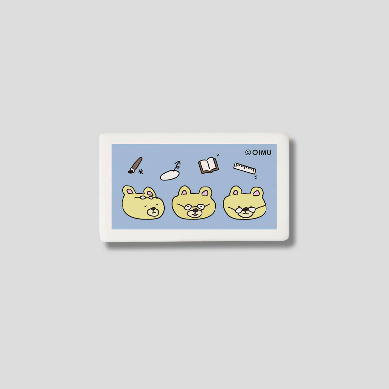 OIMU Kkureogi Eraser in Pastel Brown - main product image