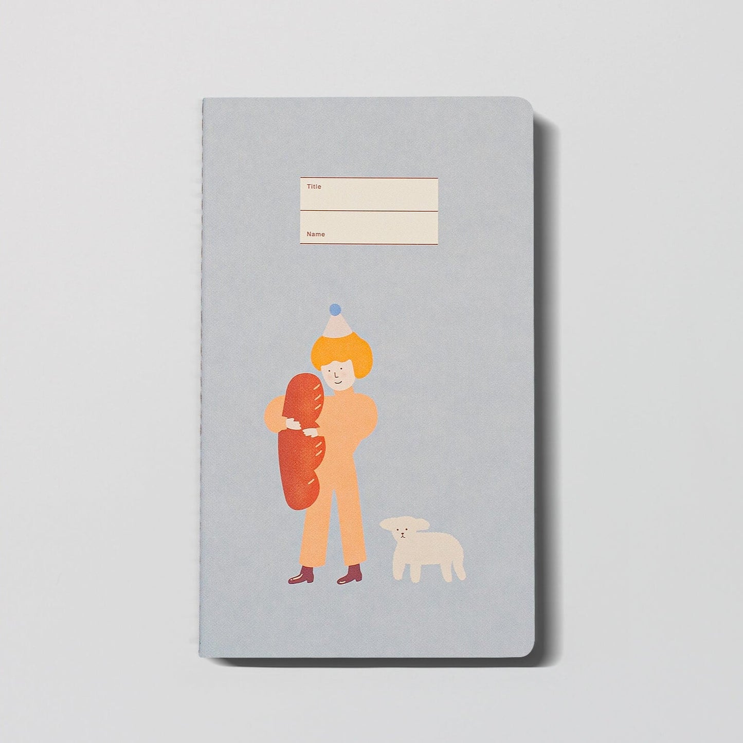 Slim Notebook Baguette in Beige - main product image
