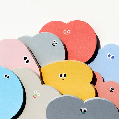 Somsom Mini Sticky Memo in Circle - detail view